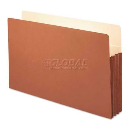 Smead Smead 3-1/2in Accordion Expansion File Pocket, Straight Tab, Lgl, Manila/Redrope, 10/Bx 74264